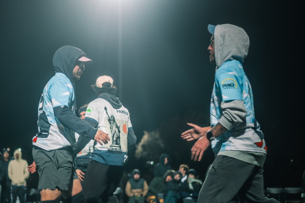 Players shaking hands after a match